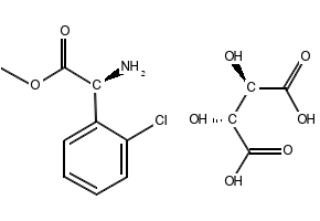 (S)-(+)-2-Chlorophenylglycine methyl ester hydrochloride structure, CAS 141109-15-1