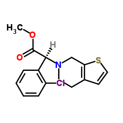 methyl (S)-2-(2-chlorophenyl)-2-(4,7-dihydrothieno[2,3-c]pyridin-6(5H)-yl)acetate structure, CAS 1396841-05-6