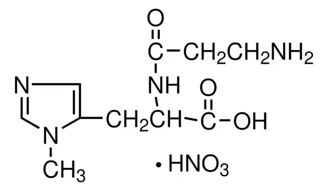 L-ANSERINE NITRATE structure, CAS 10030-52-1