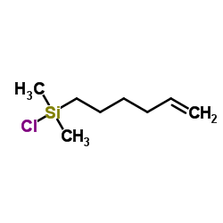 (5-HEXENYL)DIMETHYLCHLOROSILANE structure, CAS 30102-73-9