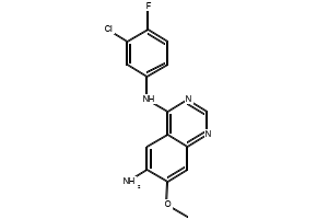 N-(3-chloro-4-fluorophenyl)-7-Methoxy-6-aminoquinazolin-4-aMine structure, CAS 179552-75-1