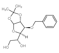 1,2-O-ISOPROPYLIDENE-3-BENZYLOXY-D-GLUCOFURANOSE structure, CAS 22529-61-9