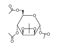 1,4,6-Tri-O-acetyl-2,3-O-isopropylidene-a-D-mannopyranose structure, CAS 68791-17-3