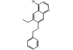 4-Quinolinol, 6-Methoxy-7-(phenylMethoxy)- structure, CAS 849217-23-8