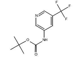 3-(Boc-amino)-5-trifluoromethyl-pyridine structure, CAS 1187055-61-3