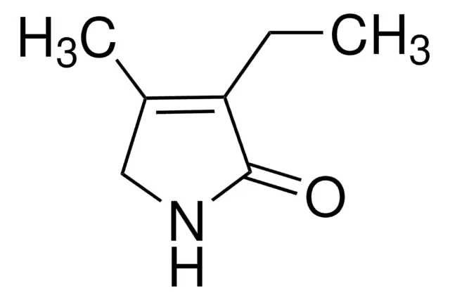 3-Ethyl-4-methyl-3-pyrrolin-2-one structure, CAS 766- 36-9