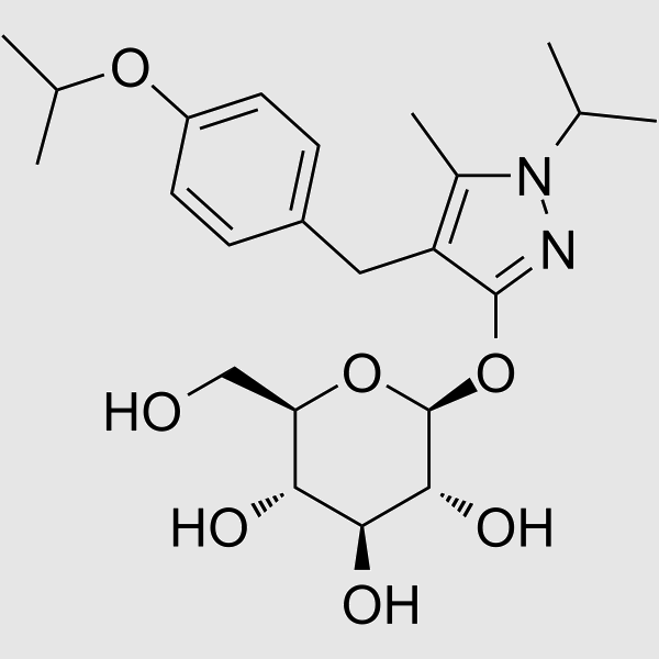 ReMogliflozin A structure, CAS 329045-45-6