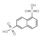 1,6-Naphthalenedisulfonic acid structure, CAS 525-37-1