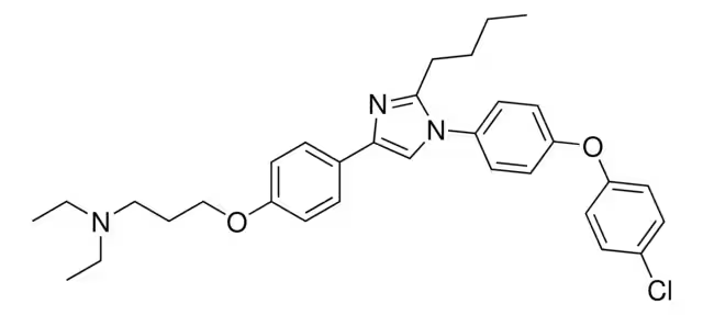 Azeliragon structure, CAS 603148-36-3