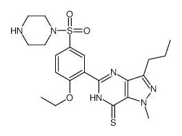 Desmethyl Thiosildenafil structure, CAS 479073-86-4