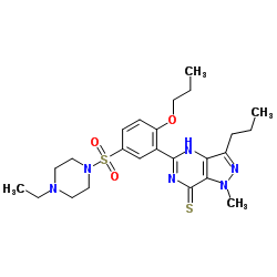 Propoxyphenyl ThiohoMosidenafil structure, CAS 479073-88-6