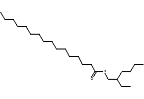 2-ETHYLHEXYL PALMITATE structure, CAS 29806-73-3