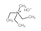 TRIETHYLMETHYLAMMONIUM HYDROXIDE structure, CAS 109334-81-8