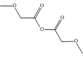 methoxyacetic anhydride structure, CAS 19500-95-9
