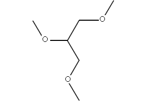 1,2,3-Trimethoxypropane structure, CAS 20637-49-4