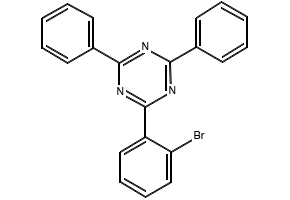 2-(2-broMophenyl)-4,6-dipheyl-1,3,5-triazine structure, CAS 77189-15-2
