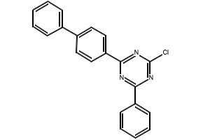 2-[1,1'-Biphenyl]-2-yl-4-chloro-6-phenyl-1,3,5-triazine structure, CAS 1835683-68-5