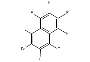 2-BROMOHEPTAFLUORONAPHTHALENE structure, CAS 27041-17-4