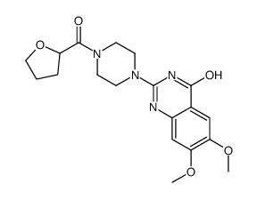 6,7-DiMethoxy-2-(4-(tetrahydrofuran-2-carbonyl)piperazin-1-yl)quinazolin-4(1H)-one structure, CAS 1177261-73-2