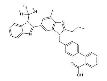 TELMISARTAN-D3 structure, CAS 1189889-44-8
