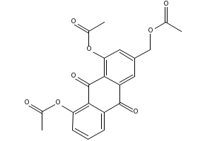 Triacetyl Aloe-emodin (Impurity A) structure, CAS 25395-11-3