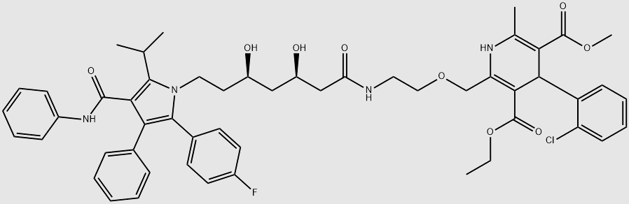 Amlodipine Atorvastatin Impurity structure, CAS 425408-16-8