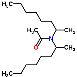 N,N-di(1-Methyl heptyl) acetamide structure, CAS 77934-47-5