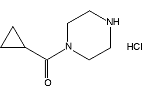 Piperazine, 1-(cyclopropylcarbonyl)-, Monohydrochloride structure, CAS 1021298-67-8