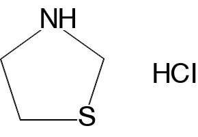 Thiazolidine, hydrochloride (1:1) structure, CAS 14446-47-0