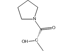 1-[(2S-)-2-Hydroxy-1-oxo-proxyl]pyrrolidine structure, CAS 122151-38-6