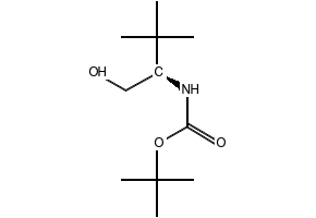 Boc-D-tert-Leucino structure, CAS 142618-92-6