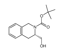 3(S)-3-Hydroxymethyl-3,4-dihydro-1H-isoquinoline-2-carboxylic acid tert-butyl ester structure, CAS 183958-71-6