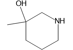 3-METHYLPIPERIDIN-3-OL structure, CAS 473730-88-0