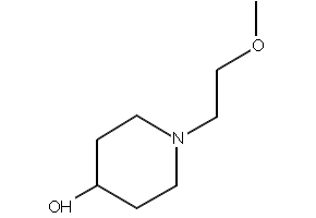 4-Piperidinol, 1-(2-methoxyethyl)- (9CI) structure, CAS 512778-95-9