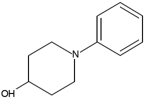 1-PHENYLPIPERIDIN-4-OL structure, CAS 117896-69-2