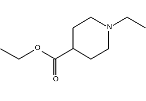 1-ETHYLPIPERIDINE-4-CARBOXYLIC ACID ETHYL ESTER structure, CAS 24252-38-8