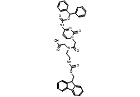 FMoc-PNA-C(Bhoc)-OH structure, CAS 186046-81-1