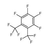 1,2,3,4-Tetrafluoro-5,6-bis-(trifluoromethyl)benzene structure, CAS 1978-04-7