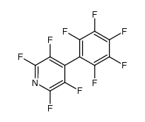 2,3,5,6-tetrafluoro-4-(2,3,4,5,6-pentafluorophenyl)pyridine structure, CAS 3512-11-6