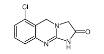 6-Chloro-3,5-dihydroimidazo[2,1-b]quinazolin-2(1H)-one structure, CAS 61834-95-5