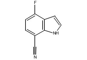 1H-Indole, 7-fluoro-4-(trifluoroMethoxy)- structure, CAS 1208977-14-3