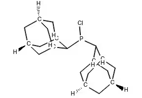 Di(1-adaMantyl)chlorophosphine structure, CAS 157282-19-4