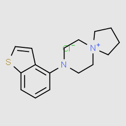8-(benzo[b]thiophen-4-yl)-5,8-diazaspiro[4.5]decan-5-ium chloride structure, CAS 2143944-64-1
