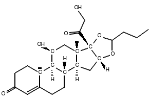 Budesonide Impurity D structure, CAS 85234-63-5