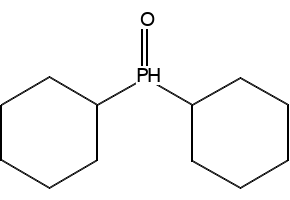 Dicyclohexylphosphine oxide structure, CAS 14717-29-4