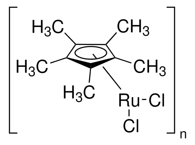 Dichloro(pentamethylcyclopentadienyl)ruthenium(III) polymer structure, CAS 96503-27-4