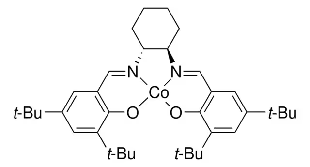 (R,R)-(-)-N,N'-BIS(3,5-DI-TERT-BUTYLSALICYLIDENE)-1,2-CYCLOHEXANEDIAMINO-COBALT(II) structure, CAS 176763-62-5