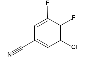 3-CHLORO-4,5-DIFLUOROBENZONITRILE structure, CAS 103879-29-4