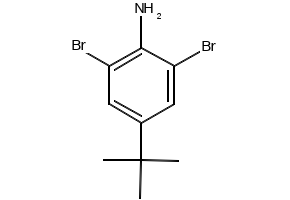 2,6-Dibromo-4-tert-butylaniline structure, CAS 10546-67-5
