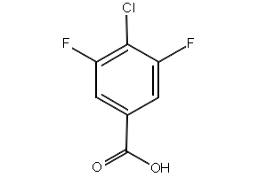 4-chloro-3,5-difluorobenzoic acid structure, CAS 1160573-19-2